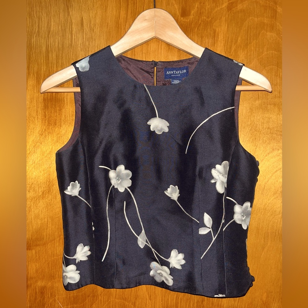 Ann Taylor Cropped Blouse